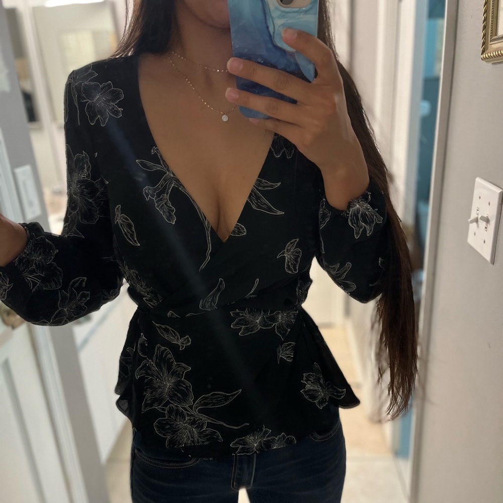Forever21 Wrap Blouse